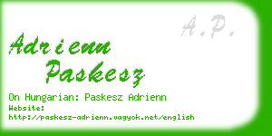 adrienn paskesz business card